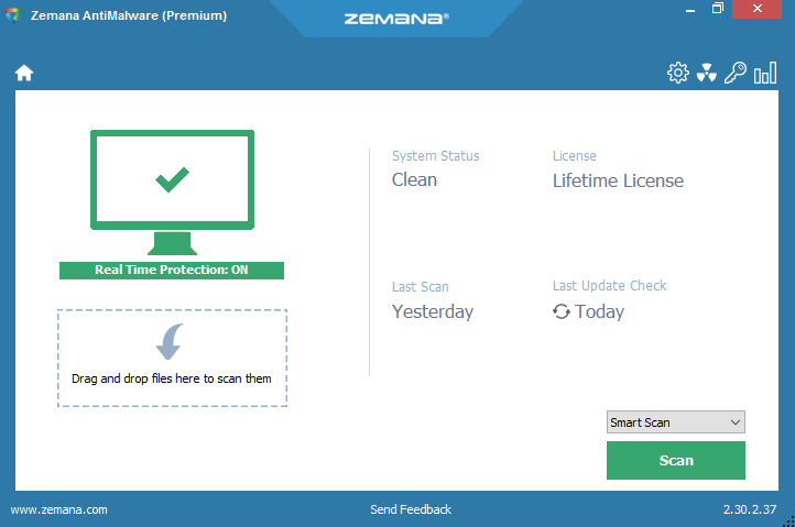 ZAM_main interface
