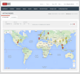 attackers map dashboard