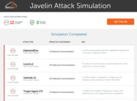 Javelin - simulation completed