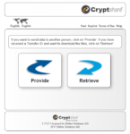 Cryptshare_web application