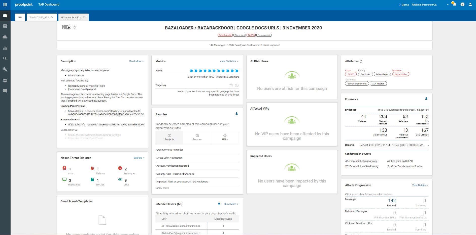 Proofpoint Email Security - Cybersecurity Excellence Awards