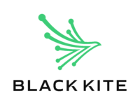 Black Kite Logo - Vertical for Light BG
