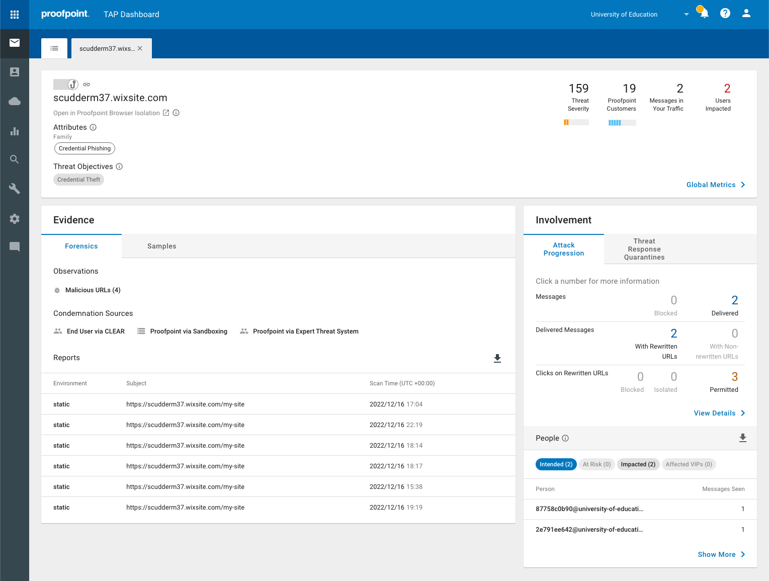 Proofpoint Targeted Attack Protection (TAP) and Threat Response ...