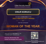 Onur Korucu Cyber Women of the Year Award- 2022
