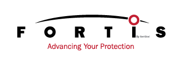 SENT_2C_Fortis Logo_Black_Red on White copy