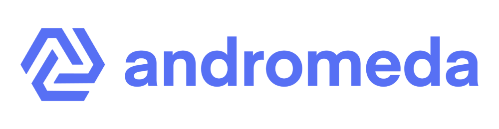 Andromeda Horizontal Alignment_Blue Logo_transperent Background